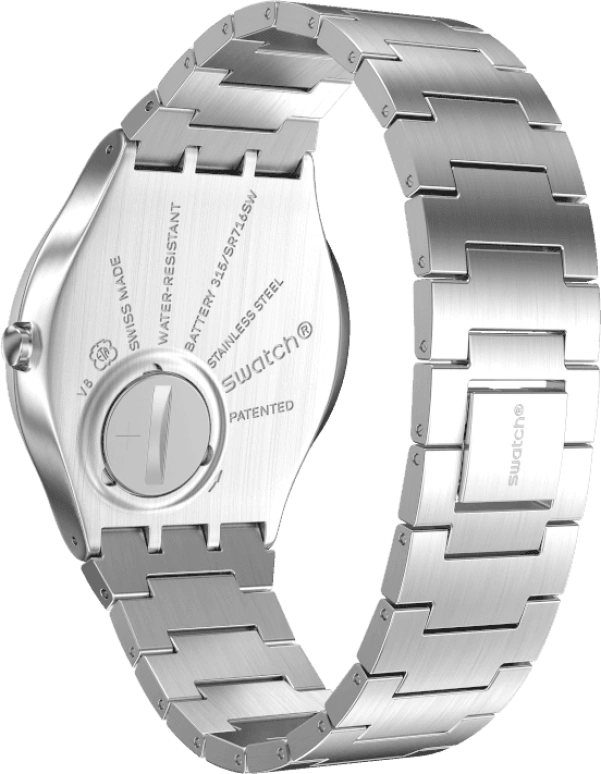 Swatch,SKIN ,Stainless Steel,Blue,SS07S106G