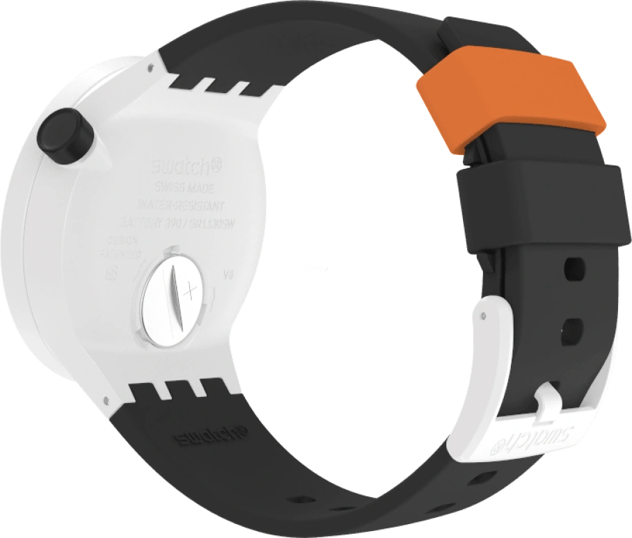 Swatch,THE BOLD 47mm,47mm,Bioceramic,Ceramic,Orange,SB03M104