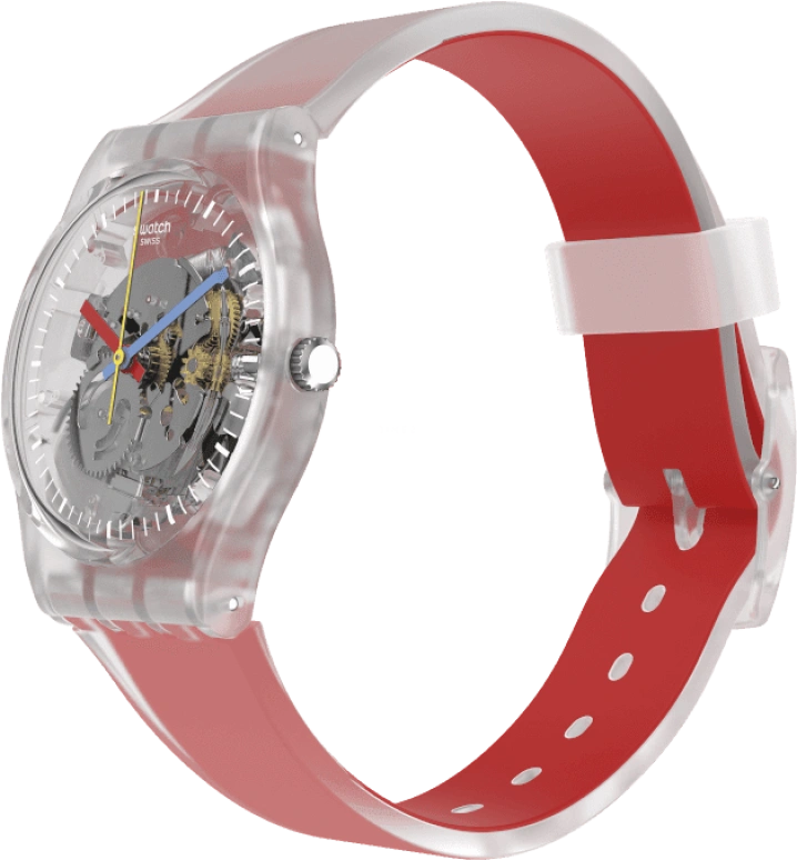 Swatch,CLEAR 34mm,34mm,Open,GE292