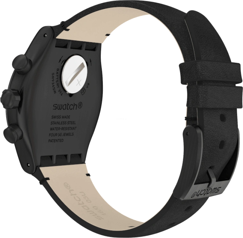 Swatch,IRONY 43x49mm,43x49mm,Black,YVB410