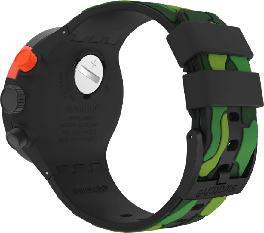 Swatch,THE BOLD 47mm,47mm,Plastic,Black,SB02B409