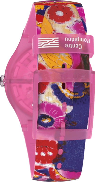 Swatch,Originals 41mm,41mm,Plastic,Multi-Color,Quartz,Sapphire,Crystal Glass,Round,SUOZ341