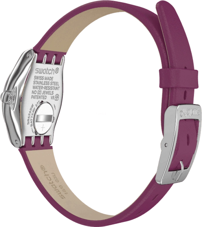 Swatch,IRONY 25mm,25mm,Red,Sapphire,Crystal Glass,YSS330