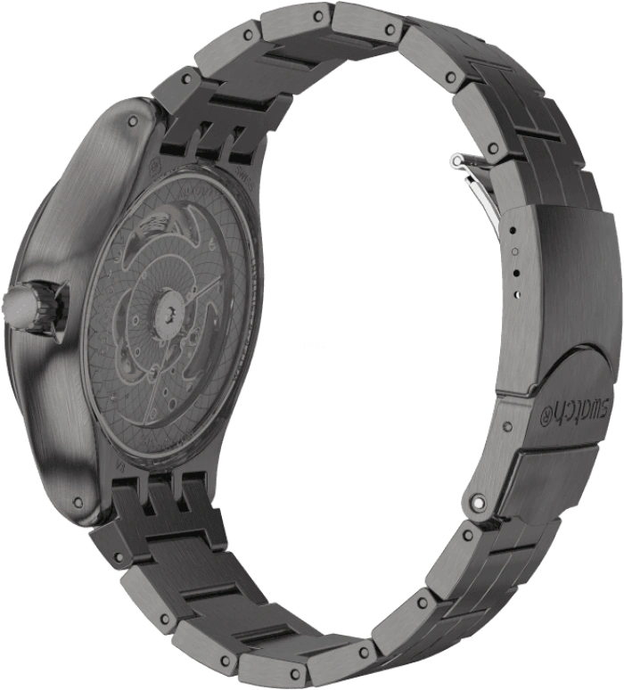 Swatch,IRONY 42mm,42mm,Stainless Steel,Open,YIM400G