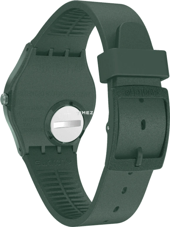 Swatch,Originals 34mm,34mm,Plastic,Green,Quartz,Day,Tonneau,GG407