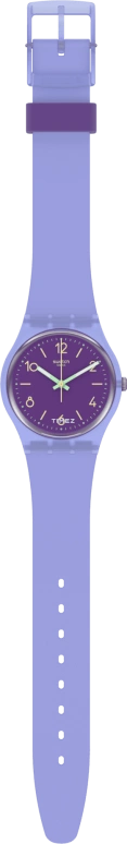 Swatch,Other 34mm,34mm,Bio-sourced,Purple,Quartz,Sapphire,Crystal Glass,Round,SO28V101