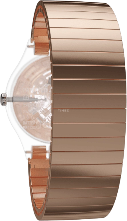 Swatch,Originals 41mm,41mm,Plastic,Gold,SUOK707