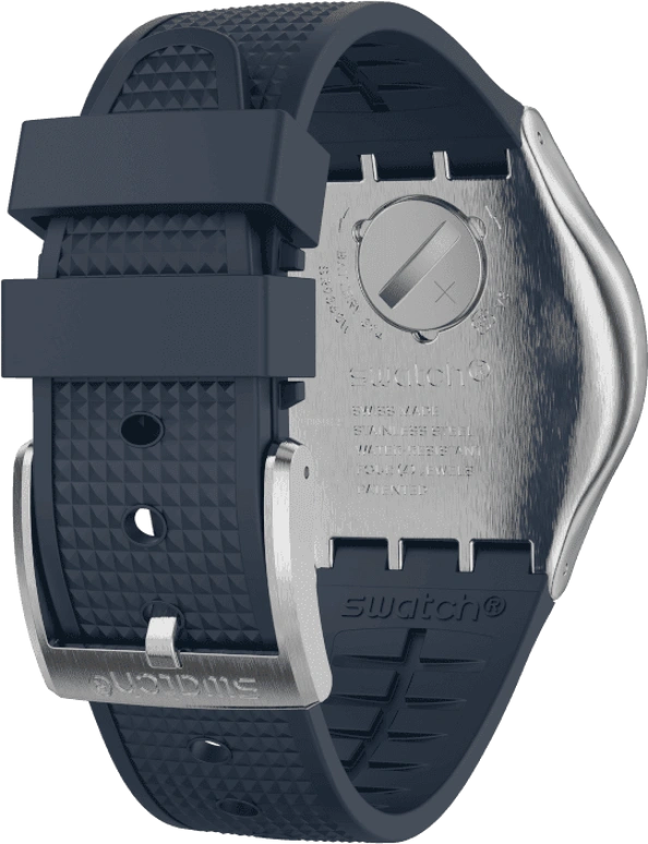 Swatch,IRONY 43mm,43mm,Stainless Steel,Blue,YVS454