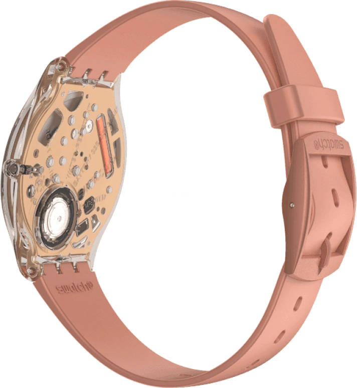 Swatch,SKIN 36.80mm,36.80mm,Plastic,Pink,SVOK108