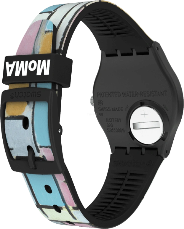 Swatch,Originals 34mm,34mm,Plastic,Pink,Closed,GZ350