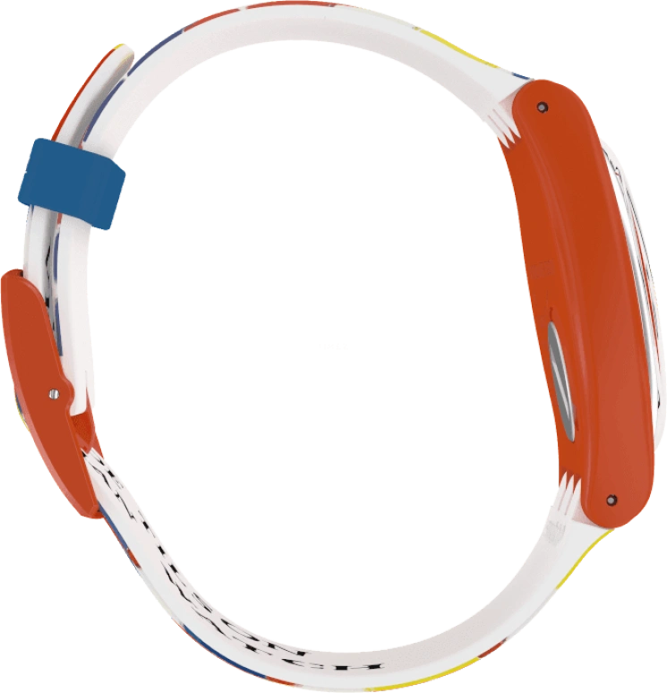 Swatch,Originals 41mm,41mm,Plastic,White,Sapphire,Crystal Glass,SUOZ312S