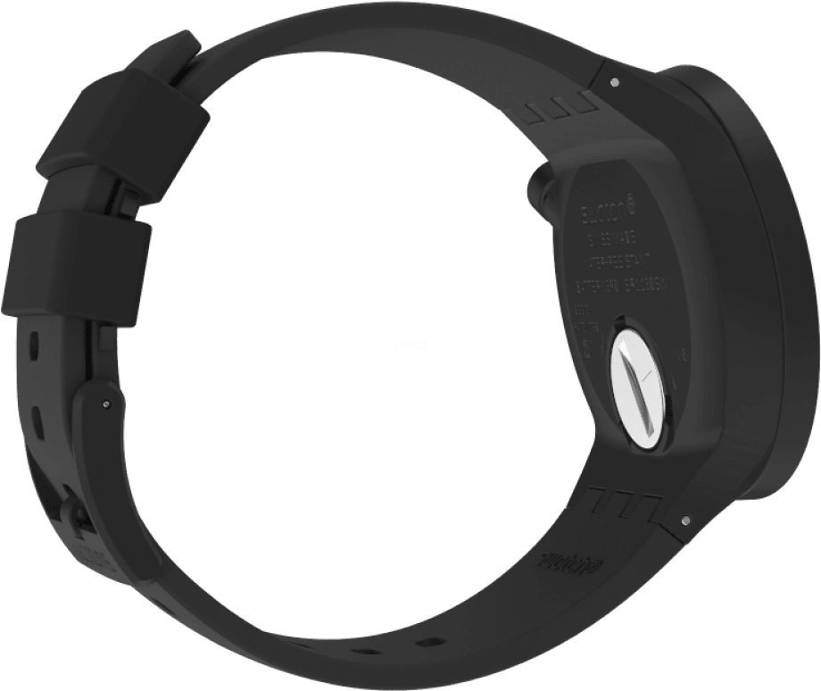 Swatch,Other 47mm,47mm,Bioceramic,Black,Skeleton,Quartz,Sapphire,Crystal Glass,Round,SB03B100