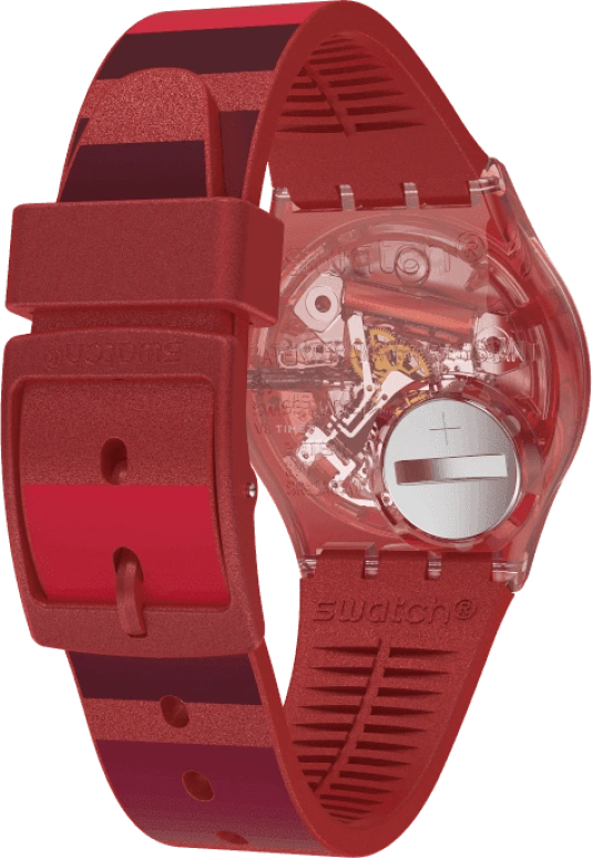 Swatch,Originals 34x39.20mm,34x39.20mm,Plastic,Red,GR406