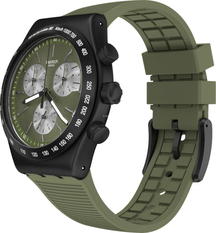 Swatch,IRONY 43x49mm,43x49mm,Green,YVB411
