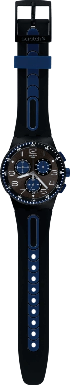 Swatch,Originals 42mm,42mm,Plastic,Brown,SUSB406