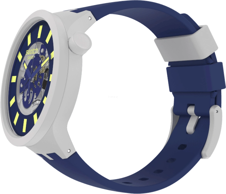 Swatch,THE BOLD 47mm,47mm,Bioceramic,Ceramic,SB03M103