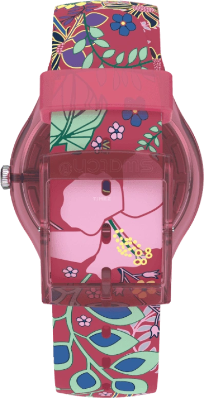 Swatch,Originals 41mm,41mm,Plastic,Pink,SUOP112