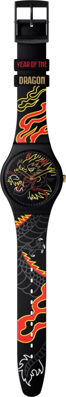 Swatch,Originals 41mm,41mm,Bio-sourced,Black,Quartz,Glass,Round,SO29Z137C,SO29Z137C-5300