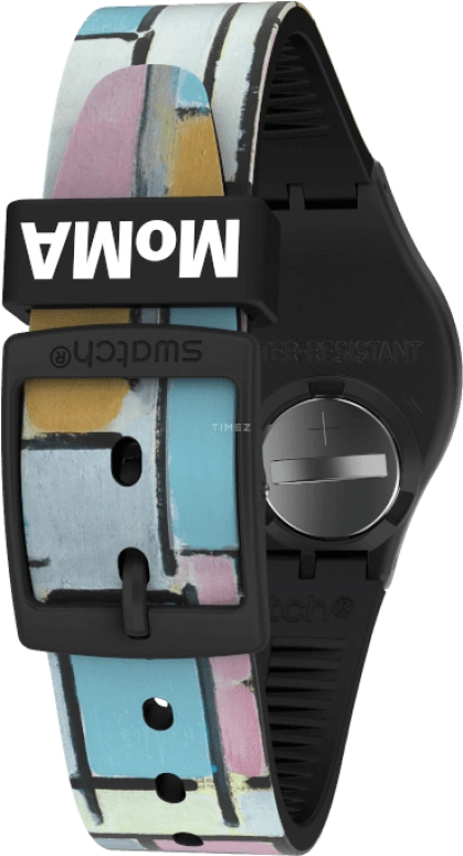 Swatch,Originals 34mm,34mm,Plastic,Pink,Closed,GZ350