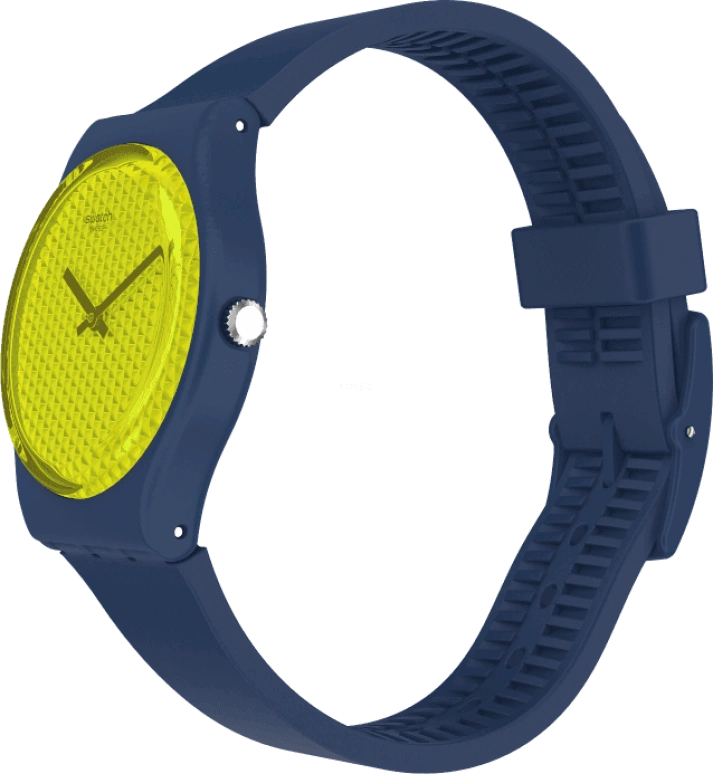 Swatch,Originals 34mm,34mm,Plastic,Yellow,GN266