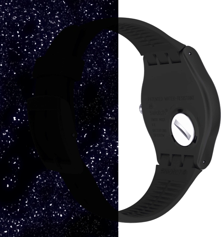 Swatch,Originals 41mm,41mm,Plastic,Black,Closed,SUOB185