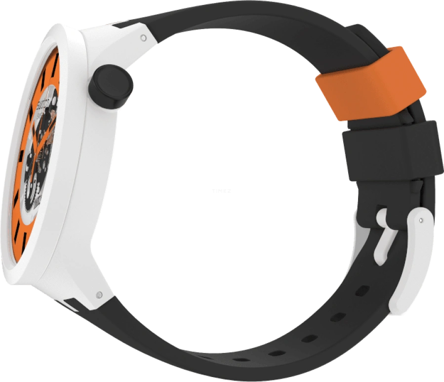 Swatch,THE BOLD 47mm,47mm,Bioceramic,Ceramic,Orange,SB03M104