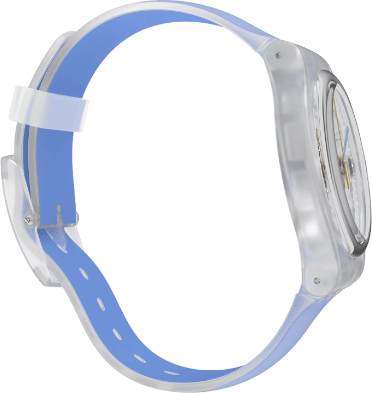 Swatch,Originals 41mm,41mm,Plastic,Skeleton,Quartz,Round,Transparent,SUOK156