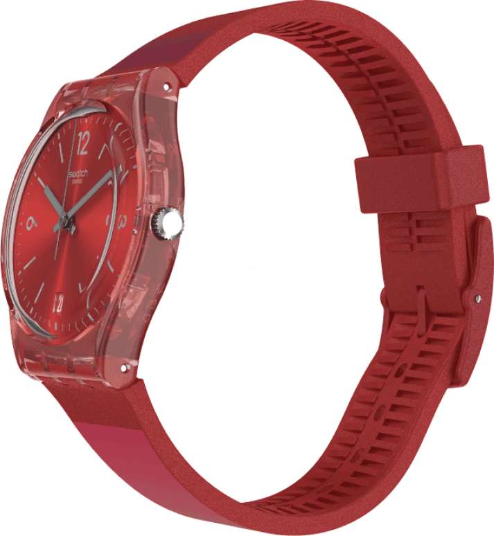 Swatch,Originals 34x39.20mm,34x39.20mm,Plastic,Red,GR406