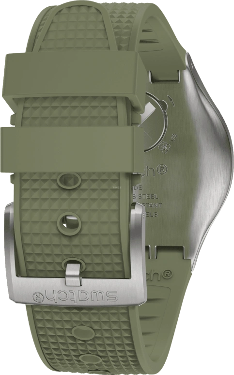 Swatch,IRONY 43mm,43mm,Stainless Steel,Green,YVS488