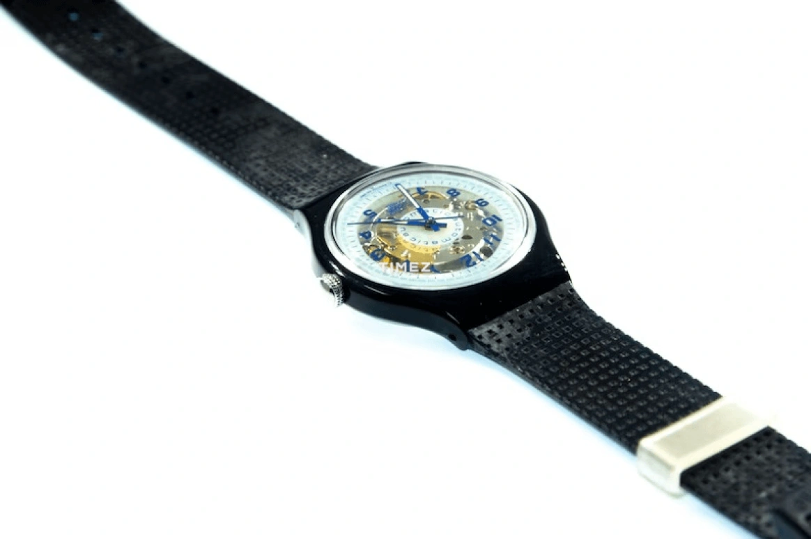 Swatch,Other ,Plastic,White,Skeleton,Automatic,Sapphire,Tonneau,SAN108