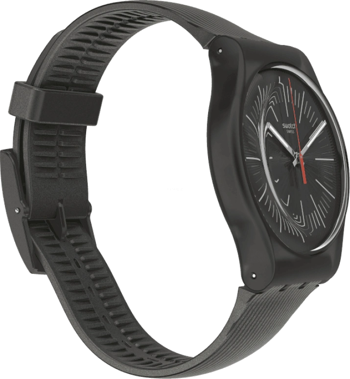 Swatch,Originals 41x47.40mm,41x47.40mm,Plastic,Black,SUOB178