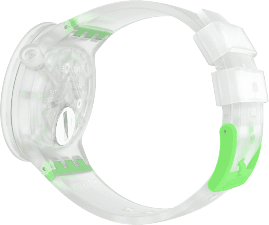 Swatch,THE BOLD 47mm,47mm,Plastic,White,SO27E104