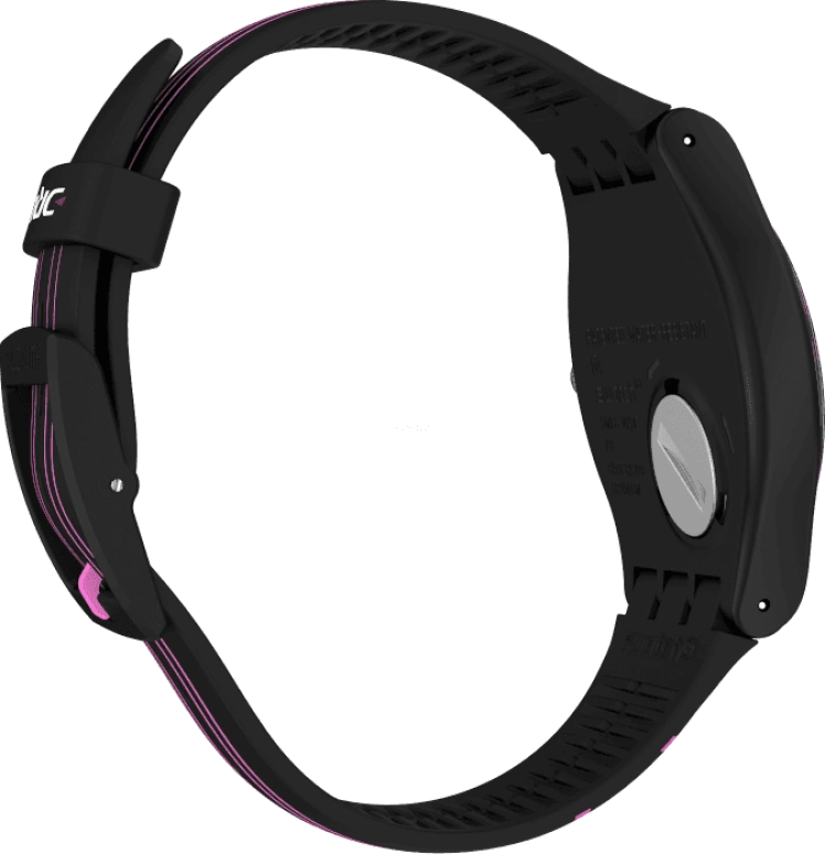 Swatch,Originals 41mm,41mm,Plastic,Black,Pink,Sapphire,Crystal Glass,SUOB146C