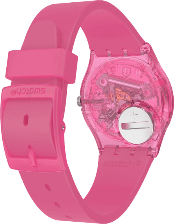 Swatch,Originals 34mm,34mm,Plastic,Pink,GP166