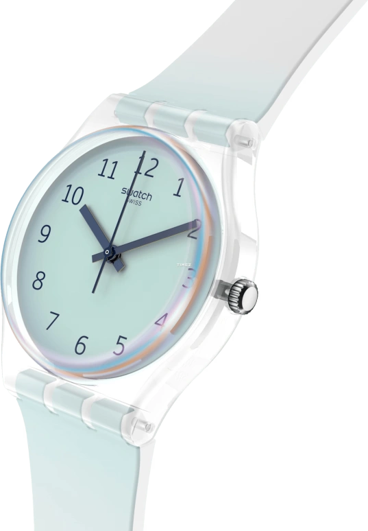 Swatch,Other 34mm,34mm,Bio-sourced,White,Quartz,Sapphire,Crystal Glass,Round,SO28K110,SO28K110-5300
