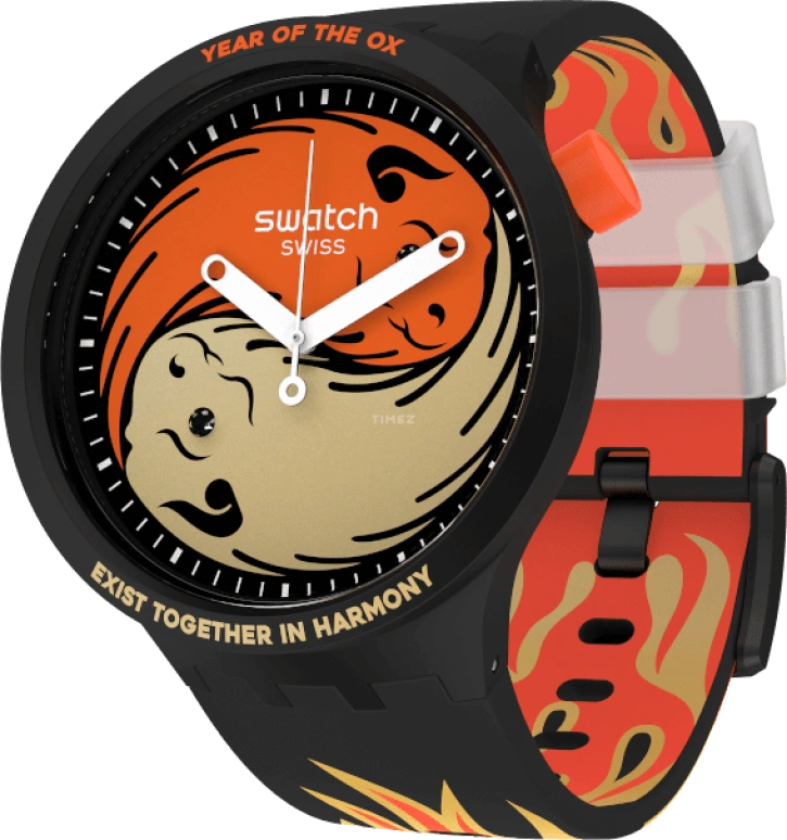 Swatch,THE BOLD 47mm,47mm,Plastic,SO27Z109