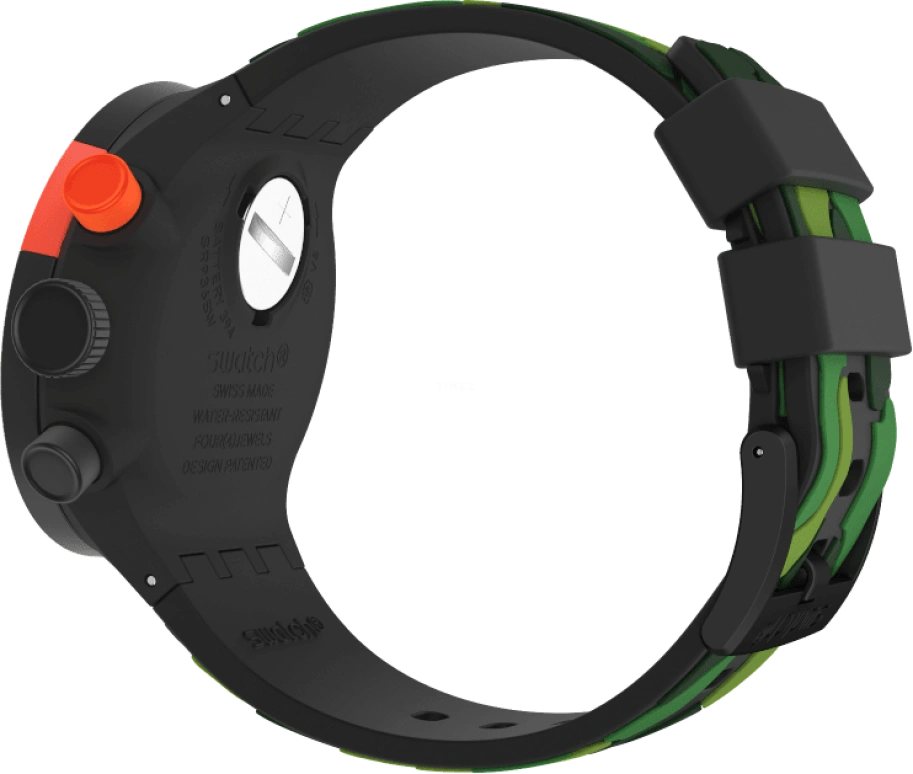 Swatch,THE BOLD 47mm,47mm,Plastic,Black,SB02B409