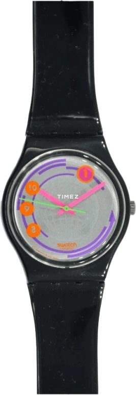 Swatch,Other ,Plastic,Grey,Quartz,Sapphire,Crystal Glass,Tonneau,GB146