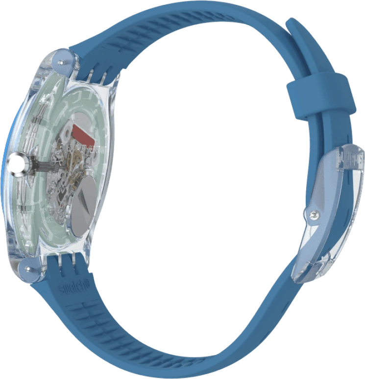 Swatch,Originals 41mm,41mm,Plastic,Blue,SUOK711