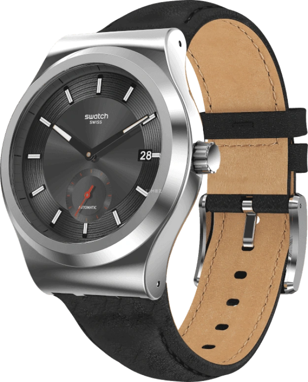 Swatch,IRONY 42mm,42mm,Black,Open,SY23S400