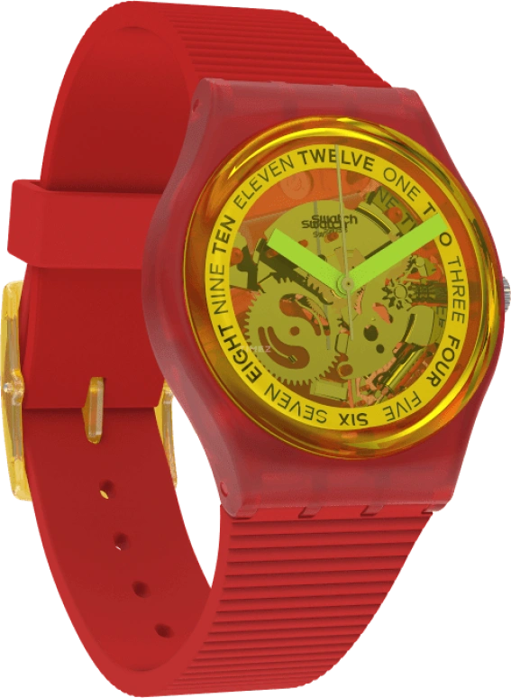 Swatch,Originals 34mm,34mm,Plastic,Open,GR185