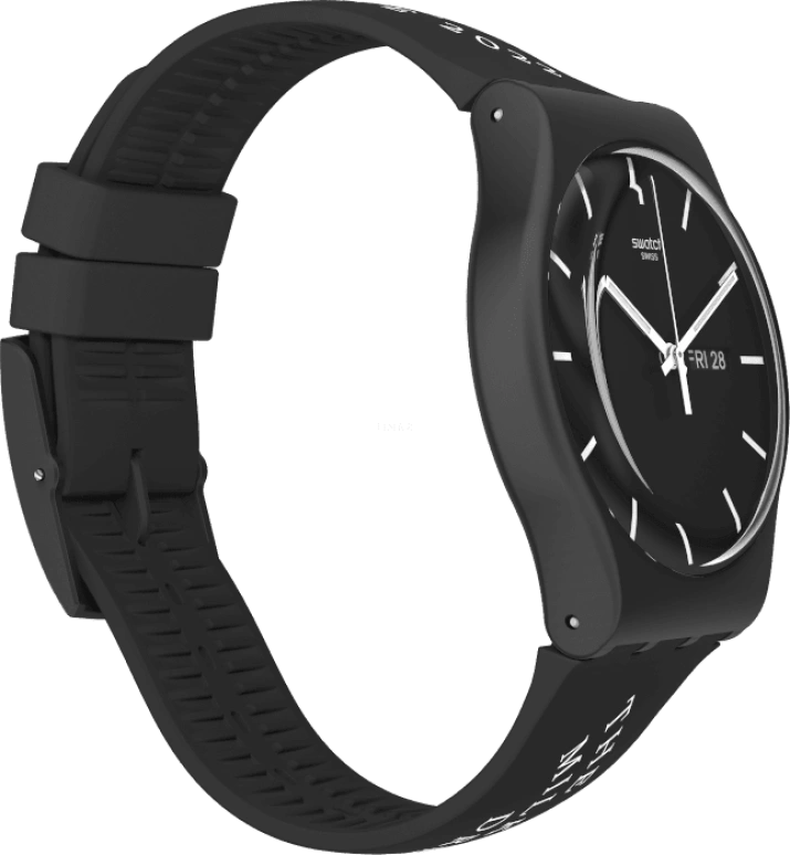 Swatch,Originals 41mm,41mm,Plastic,Black,SUOB720R