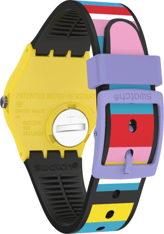 Swatch,Originals 34mm,34mm,Plastic,Closed,GZ341