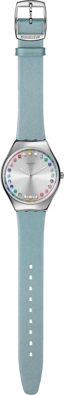Swatch,IRONY 38mm,38mm,Stainless Steel,Silver,Quartz,Sapphire,Crystal Glass,Round,SYXS144