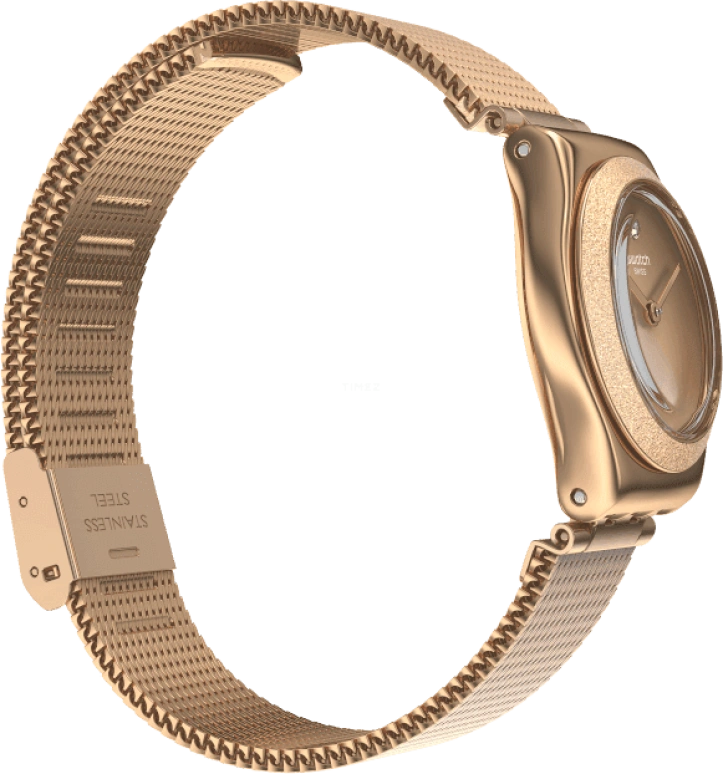 Swatch,IRONY 25x28.70mm,25x28.70mm,Rose Gold,YSG166M