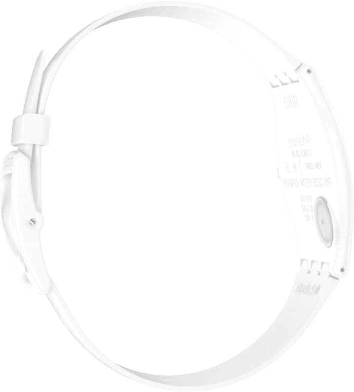 Swatch,SKIN 34mm,34mm,Ceramic,White,Quartz,SS09W100