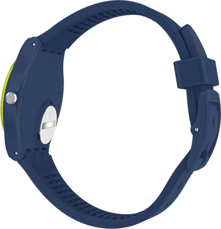 Swatch,Originals 34mm,34mm,Plastic,Yellow,GN266