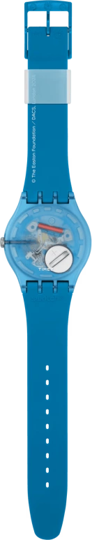 Swatch,Originals 41mm,41mm,Plastic,Blue,Cream,Quartz,Round,Blue,SUOZ364