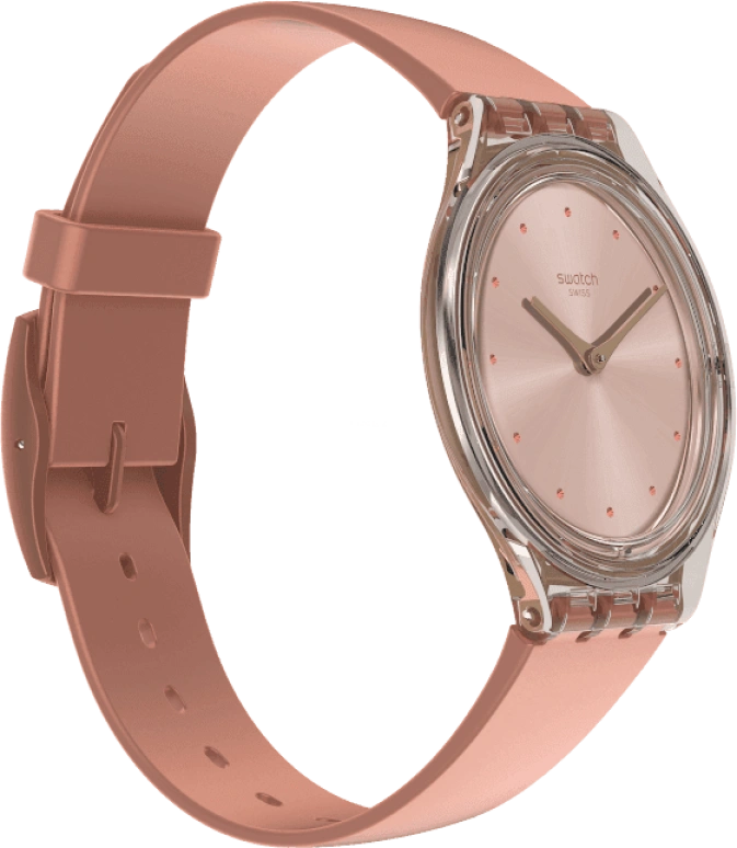 Swatch,SKIN 36.80mm,36.80mm,Plastic,Pink,SVOK108
