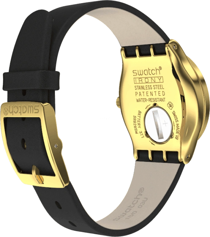 Swatch,IRONY 33x0.38mm,33x0.38mm,Black,YLG141